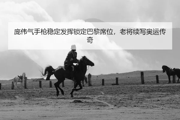 庞伟气手枪稳定发挥锁定巴黎席位，老将续写奥运传奇 | kaiyun.com